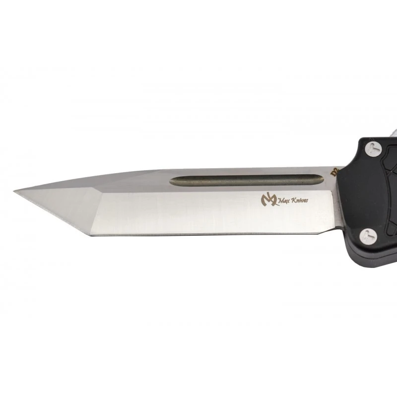Couteau Automatique OTF Max Knives MKO7 D2/alu Noir à Motifs 4 Couteau Automatique OTF Max Knives MKO7 D2/alu Noir à Motifs – Image 2