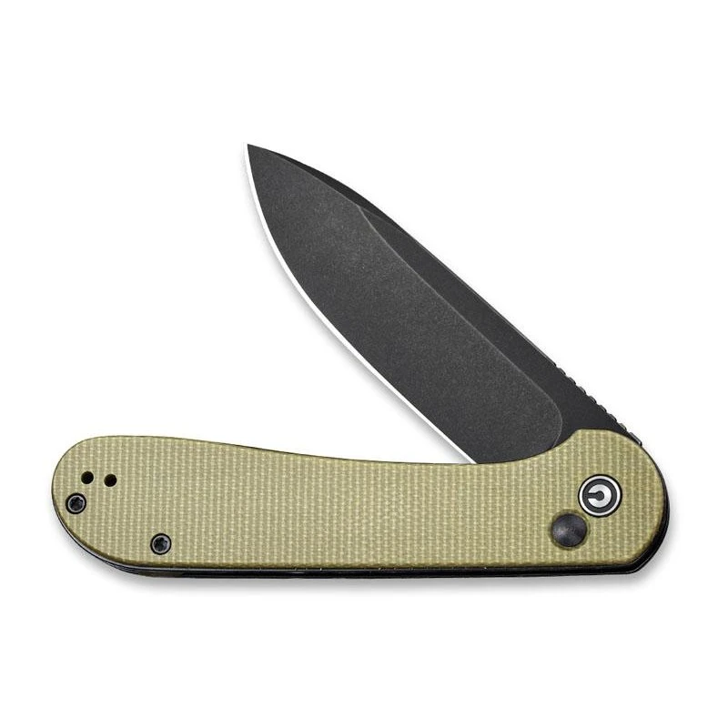 Couteau Civivi Button Lock Elementum Micarta Vert Olive 5 Couteau Civivi Button Lock Elementum Micarta Vert Olive – Image 3