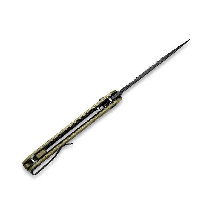 Couteau Civivi Button Lock Elementum Micarta Vert Olive 8 Couteau Civivi Button Lock Elementum Micarta Vert Olive – Image 6