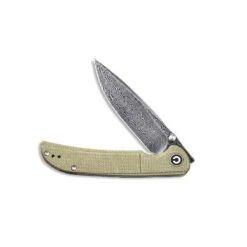 Couteau Civivi Imperium Micarta Vert Olive Damas -Magasin De Couteaux couteau civivi imperium micarta vert olive damas 2