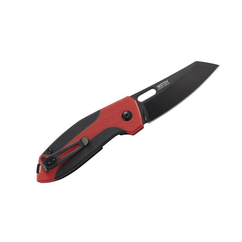 Couteau CRKT Sketch Rouge/noir 4 Couteau CRKT Sketch Rouge/noir – Image 2