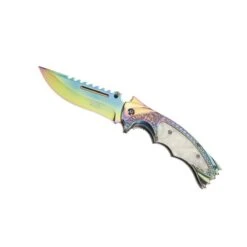 Couteau Herbertz Inox/acrylique Arc-en-ciel - 567312