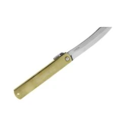 Couteau Higonokami Luxe Laiton 12cm Carbone
