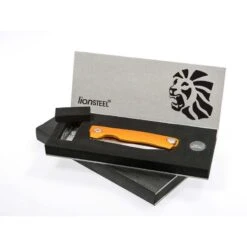 Couteau LionSteel ROK Aluminium Noir 8 Couteau LionSteel ROK Aluminium Noir -Magasin De Couteaux couteau lionsteel rok aluminium noir 2