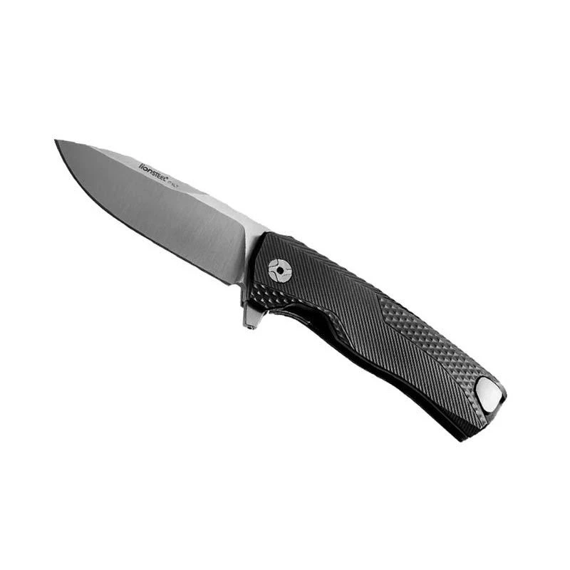 Couteau LionSteel ROK Aluminium Noir 3 Couteau LionSteel ROK Aluminium Noir