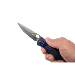 Couteau Mcusta MC-186G Pakka Wood Bleu Lame SPG2 -Magasin De Couteaux couteau mcusta mc 186g pakka wood bleu lame spg2 10