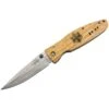 Couteau Mcusta Sengoku MC-182D Damas Pakka Wood Jaune -Magasin De Couteaux couteau mcusta sengoku mc 182d damas pakka wood jaune