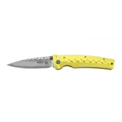 Couteau Mcusta Tsuchi MC-164D Aluminium Jaune Damas