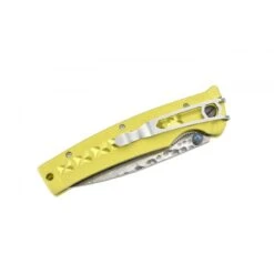 Couteau Mcusta Tsuchi MC-164D Aluminium Jaune Damas -Magasin De Couteaux couteau mcusta tsuchi mc 164d aluminium jaune damas 7