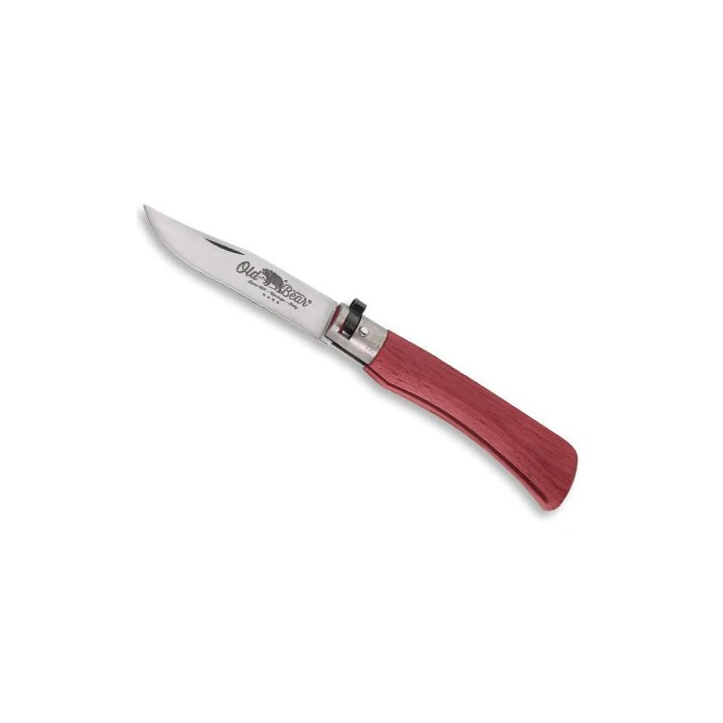 Couteau Old Bear Full Color Rouge Taille M 3 Couteau Old Bear Full Color Rouge Taille M