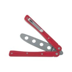 Couteau Papillon Black Fox Training Rouge -Magasin De Couteaux couteau papillon black fox training rouge 2
