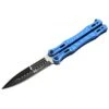 Couteau Papillon Max Knives P45 3Cr13 Aluminium Anodisé Bleu -Magasin De Couteaux couteau papillon max knives p45 3cr13 aluminium anodise bleu