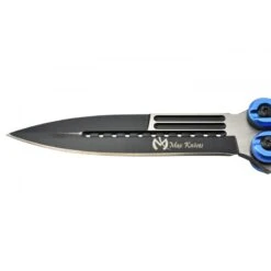 Couteau Papillon Max Knives P45 3Cr13 Aluminium Anodisé Bleu -Magasin De Couteaux couteau papillon max knives p45 3cr13 aluminium anodise bleu 2