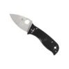 Couteau Spyderco Lil' Temperance 3 Noir Lisse -Magasin De Couteaux couteau spyderco lil temperance 3 noir lisse