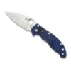 Couteau Spyderco Manix 2 Bleu Translucide -Magasin De Couteaux couteau spyderco manix 2 bleu translucide