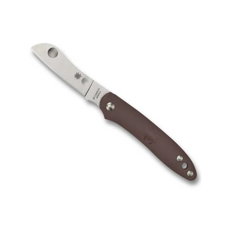 Couteau Spyderco Roadie Brun 3 Couteau Spyderco Roadie Brun